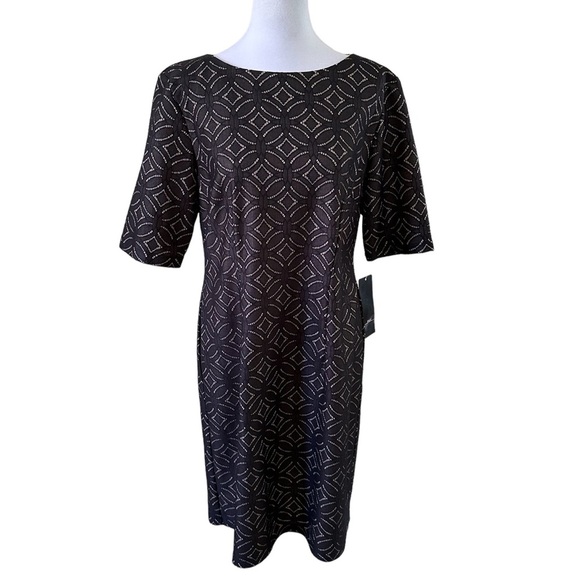 R&K Women’s Dress Black/Nude Size 12 NWT - Picture 7 of 11